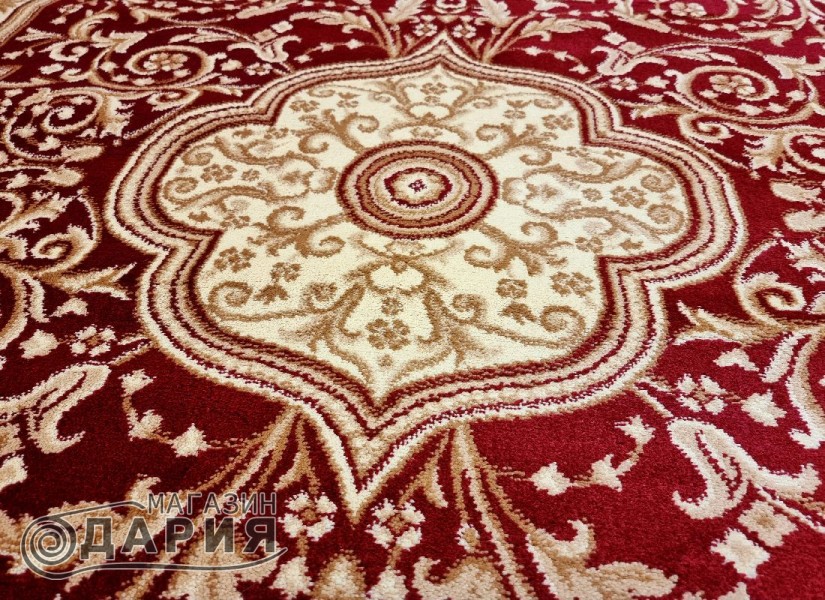 Тъкан персийски килим Blue stones 1706_RED